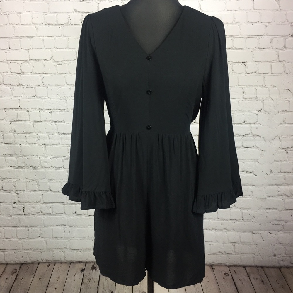 Modcloth Divine Downtime Bell Sleeve Romper